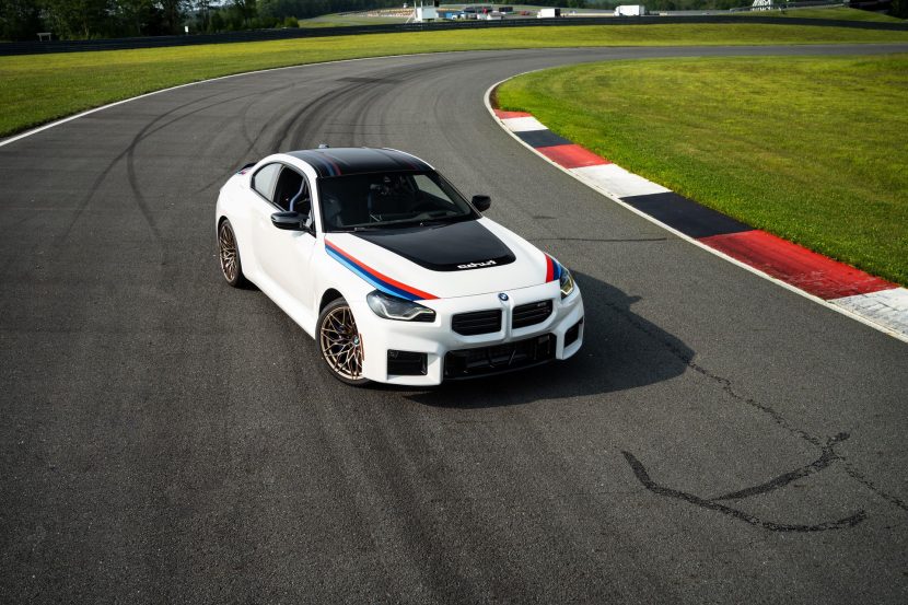 2026 BMW M2 TURBO DESIGN EDITION 27 2026 BMW M2 Turbo Design Edition in Alpine White with hand-painted M stripes
