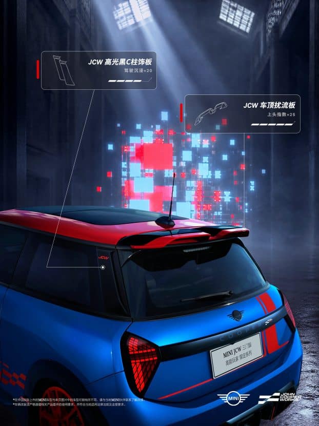 MINI JCW 3 DOOR HIGH PERFORMANCE PLAYER SERIES 7