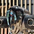 BMW Big Coffee Boxer espresso machine made from R 18 motorcycle engine
