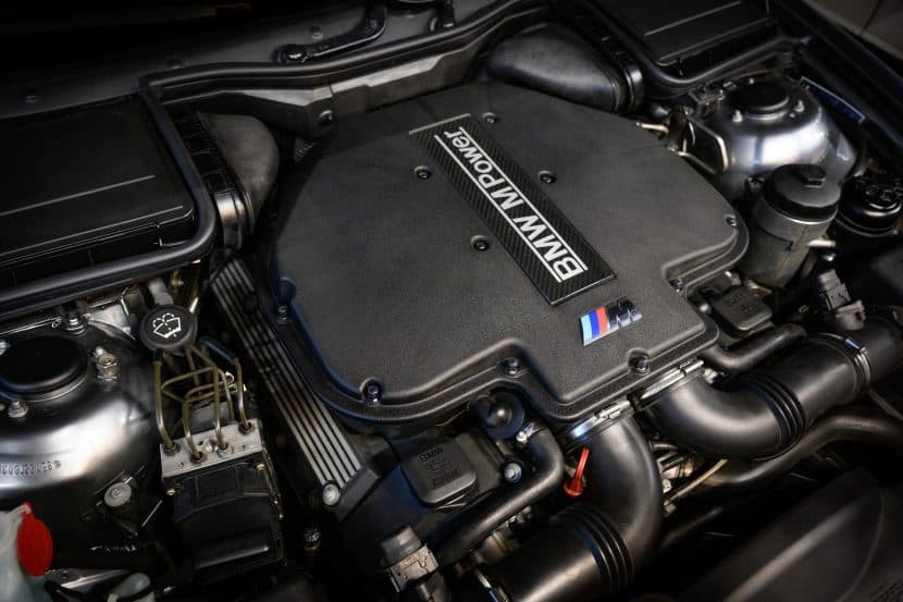The E39 BMW M5 engine bay