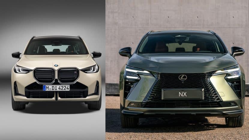 LEXUS NX VS BMW X3 G45 FRONT LEXUS NX VS BMW X3 G45 FRONT