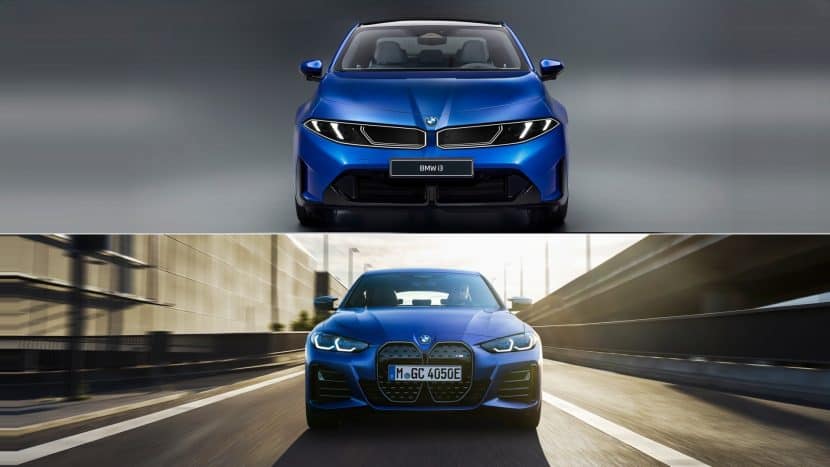 I3 V I4 FRONT BMW i3 vs i4 front end